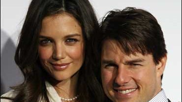 Tom Cruise and Katie Holmes 