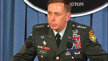 U.S. Army Gen. David Petraeus, Pentagon briefing 