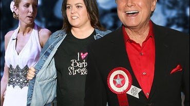 Rosie O'Donnell, Heather Mills and Regis Philbin. 