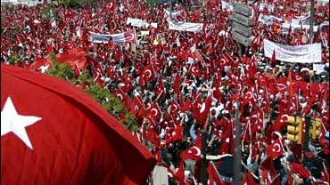 Istanbul, Turkey, anti-government demonstration 