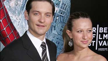 Toby Maguire and Jennifer Meyer 