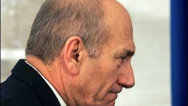 Embattled Israeli Prime Minister Ehud Olmert 