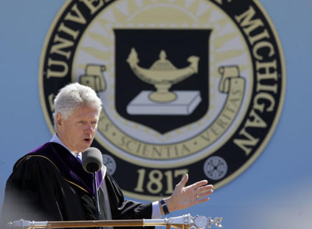 Fmr. President Clinton<br>University of Michigan 