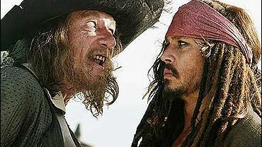 Pirates of the Caribbean: At World's End, Johnny Depp, Geoffrey Rush 