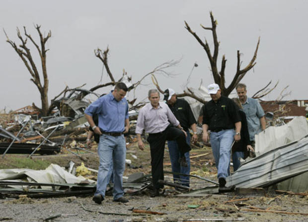 Inspecting Tornado Damage 
