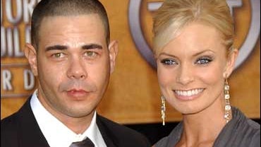 Jaime Pressly and Eric Cubiche 