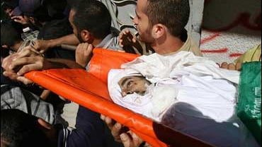 Mourning a Hamas fighter 