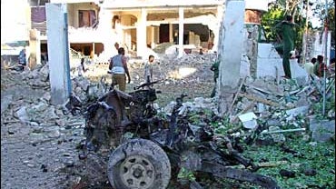 home of Somalian prime minister Ali Mohamed Gedi, site of suicide car bomb 