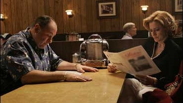 James Gandolfini, Edie Falco 