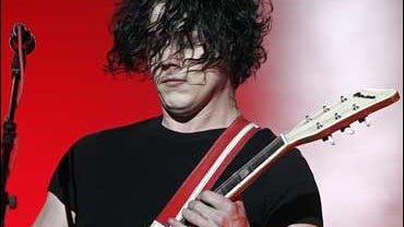 Jack White of the band "The White Stripes" performs on stage 01 June 2007 during the music festival "Rock am Ring" (Rock at the Ring) in Nuremberg, scheduled from 01 to 03 June 2007. 