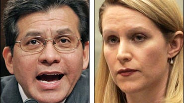 Alberto Gonzales and Monica Goodling 