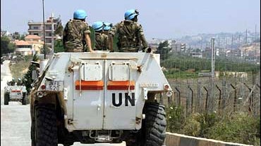 U.N. peacekeepers, Lebanon, June 18, 2007 
