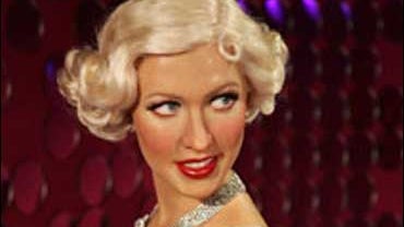 A wax figure of Christina Aguilera is displayed at the opening of Club MTNY featuring Justin and Christina at Madame Tusssauds Times Square on June 28, 2007, in New York. 