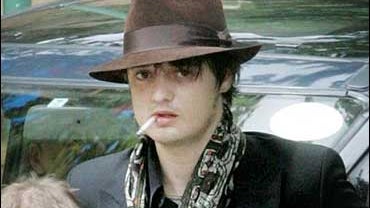 British singer Pete Doherty arrives at West London Magistrates Court in London where he faced drug charges minutes after a warrant was issued for his arrest Tuesday, July 3, 2007. The warrant was issued at West London Magistrates' Court when Doherty was a 