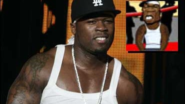 Rapper Curtis Jackson (a.k.a. 50 Cent), suing over cartoon likeness 