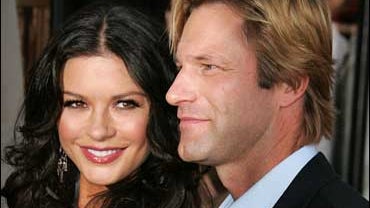 Catherine Zeta-Jones and Aaron Eckhart 