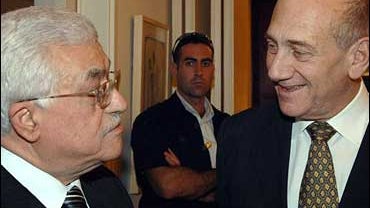 Abbas and Olmert 