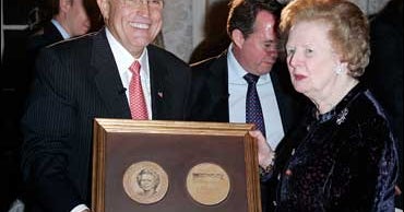 Rudy Meets Former British PM Thatcher - CBS News