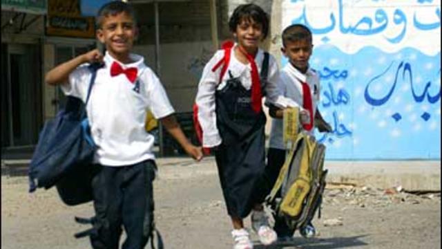 Back to school, Baghdad, Iraq 