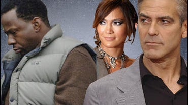 Jennifer Lopez, George Clooney and Bobby Brown 