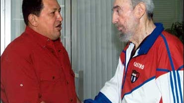 Fidel Castro, Hugo Chavez 