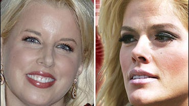 Rita Cosby and Anna Nicole Smith 