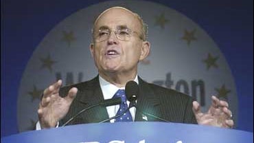 Republican Presidential hopeful Rudy Giuliani 