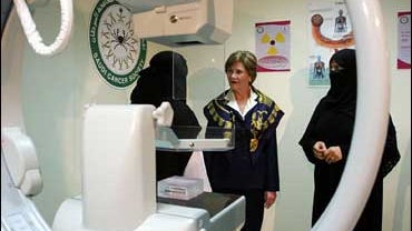 Laura Bush In Saudi Arabia 