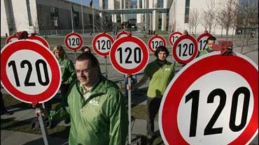 Protest For German Speed Limits 