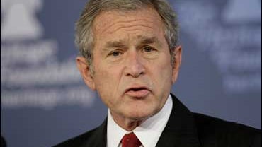 President Bush speaks at the Heritage Foundation 