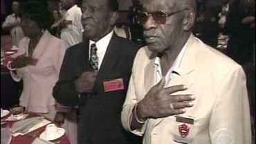 Black veterans of the U.S. Marines meet for a reunion 