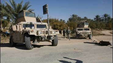 U.S. patrol near Baghdad 