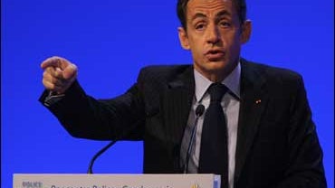 French president Nicolas Sarkozy 