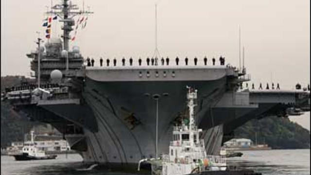 USS Kitty Hawk makes port call to Tokyo 