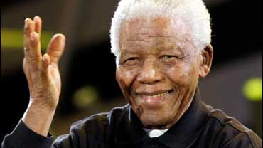 Former South African President Nelson Mandela 