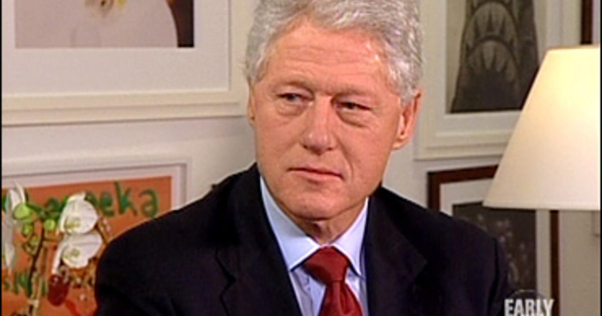 Bill Clinton: U.S. Invaded Iraq Too Soon - CBS News