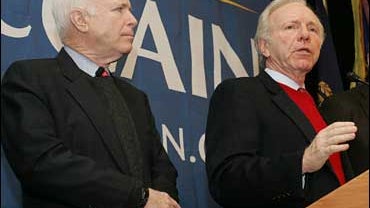 John McCain, Joe Lieberman 