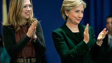 Hillary and Chelsea Clinton 