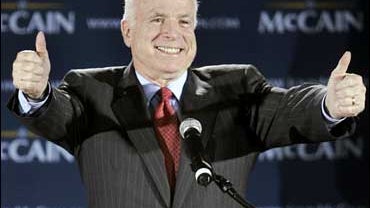 McCain South Carolina victory party 