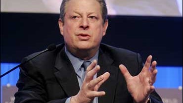 Former Vice President Al Gore at Davos 