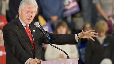 Bill Clinton In Madison 
