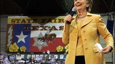 Democratic presidential hopeful, Sen. Hillary Rodham Clinton 