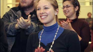 Eve Carson, student body president at the UNC Chapel Hill 