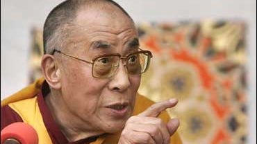 Tibetan spiritual leader the Dalai Lama 