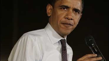 Democratic presidential hopeful, Sen. Barack Obama 