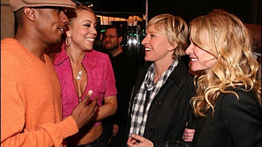 Mariah Carey and Nick Cannon talk with Ellen De Generes 