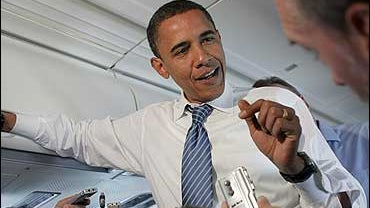 Obama Campaign Flight 