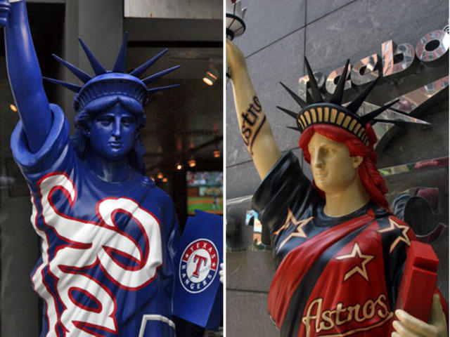 MLB 2008 All-Star Game - Statues of Liberty on Parade