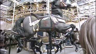 a restored carousel 