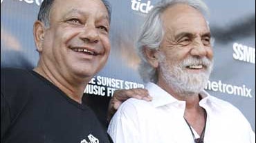 Cheech Marin, left, and Tommy Chong 